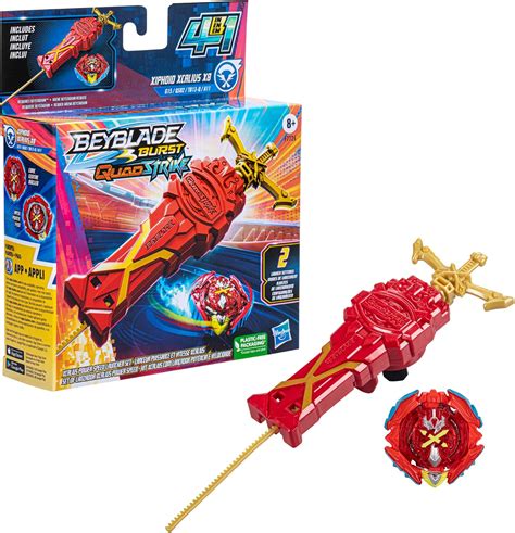 beyblade burst launcher|Beyblade Burst QuadStrike Xcalius Power Speed .